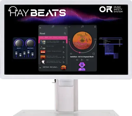 HayBeats on the Haystack display