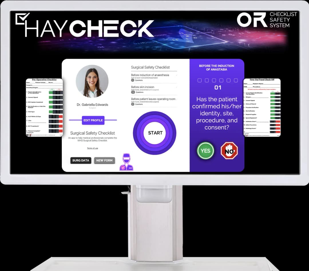 HayCheck on the Haystack display