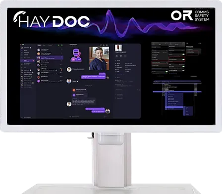HayDoc on the Haystack display