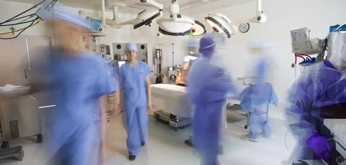 An operating room in motion